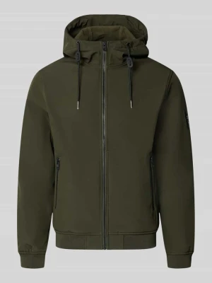 kurtka w kroju regular fit z detalem z logo Jack&Jones Oliwkowy