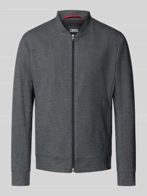 kurtka w kroju regular fit z dodatkiem wiskozy model 'Cross' CINQUE Antracytowy