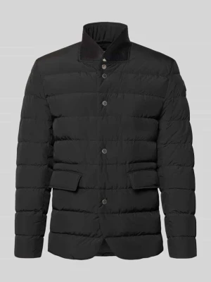 kurtka w kroju regular fit z efektem pikowania model 'Joen' Tiger Of Sweden Czarny