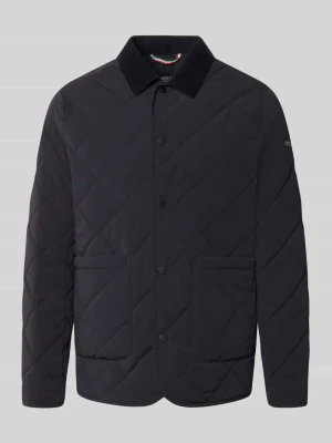 kurtka w kroju regular fit z efektem pikowania model 'Rapid' CINQUE Gliniany