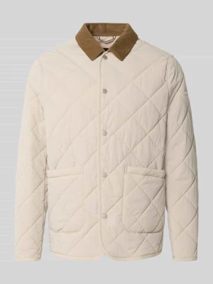 kurtka w kroju regular fit z efektem pikowania model 'Rapid' CINQUE Granatowy