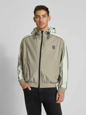 kurtka w kroju regular fit z kapturem model 'BAVO2621' HUGO