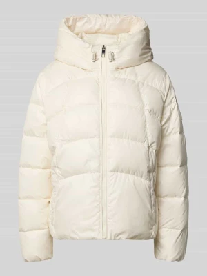kurtka w kroju regular fit z kapturem model 'Pepulina' Boss Złamany biały