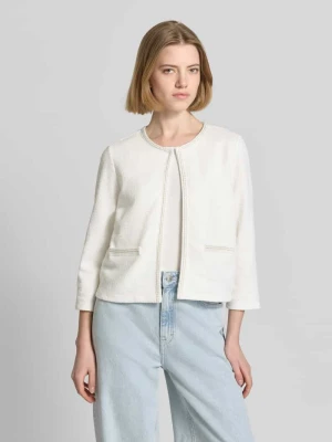 Kurtka w kroju regular fit z lamówką dekoracyjną MORE & MORE