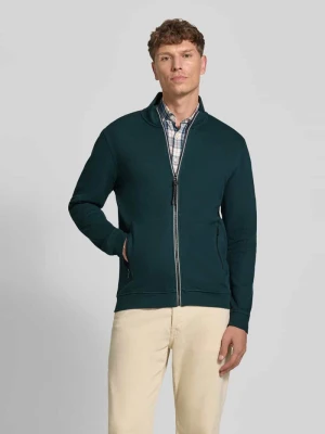 kurtka w kroju regular fit z mieszanki bawełny model 'SELANIK' Lerros Ciemnozielony