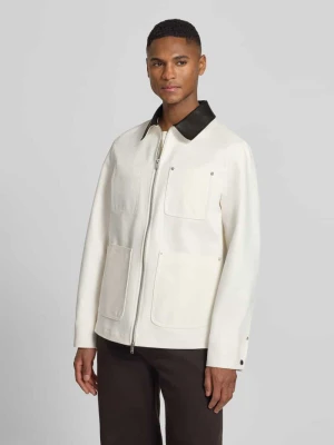 Kurtka w kroju regular fit z naszywanymi kieszeniami model 'KALENO' drykorn