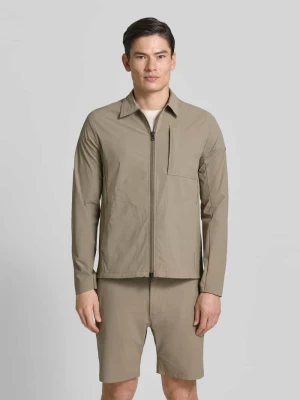 kurtka w kroju regular fit z wykładanym kołnierzem model 'Motion' SCANDINAVIAN EDITION