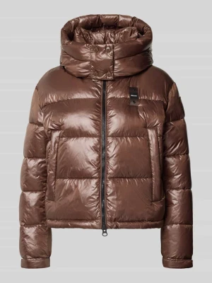 kurtka w kroju regular fit z wypełnieniem Sorona model 'GLORIA' Blauer Usa Ciemnobrązowy