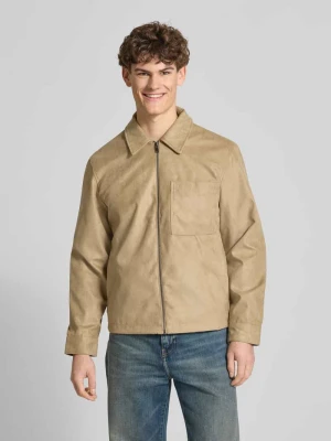 Kurtka w optyce skóry krój regular fit model 'RICK' Only & Sons