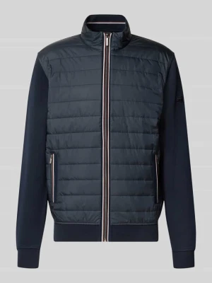 Kurtka w pikowanym stylu o kroju regular fit Model 'Selanik' Bugatti Granatowy