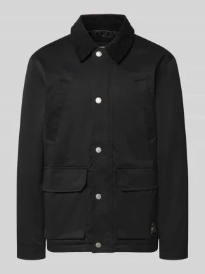 Kurtka w pikowanym wyglądzie, krój regular fit Jack&Jones Czarny