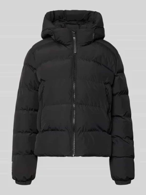 Kurtka w pikowanym wyglądzie, krój regular fit Superdry Czarny
