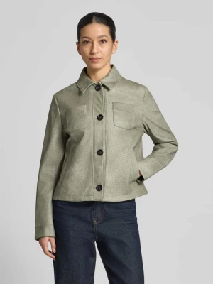 Kurtka w skórzanym wyglądzie, krój regular fit Amber & June