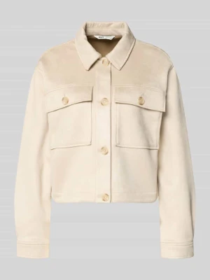 Kurtka w skórzanym wyglądzie o kroju regular fit z kieszeniami z klapką na piersi model 'BELICIA LIFE' Only