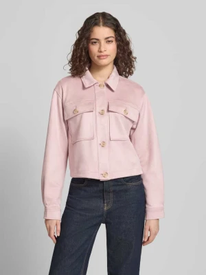 Kurtka w skórzanym wyglądzie o kroju regular fit z kieszeniami z klapką na piersi model 'BELICIA LIFE' Only