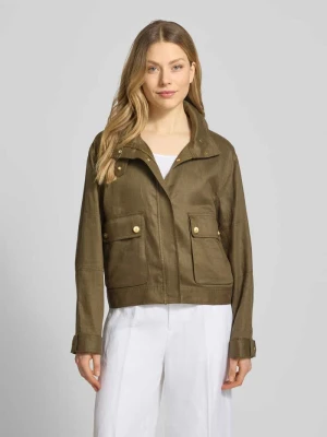 Kurtka w styl utility o kroju relaxed fit z czystego lnu Tommy Hilfiger