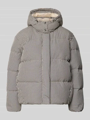 kurtka w stylu puffer o kroju regular fit z wzór na całej powierzchni model 'BUBBLE' Levi's Średniobrązowy
