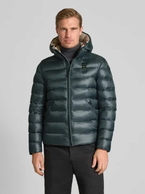 Kurtka w stylu puffer z zamkiem błyskawicznym dwustronnym Model 'ADAMS' Blauer USA