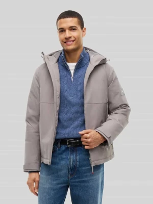 Kurtka w stylu puffer z zamkiem błyskawicznym dwustronnym Tommy Hilfiger Jasnoszary