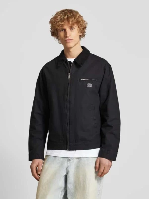 Kurtka w tylu workwear o kroju regular fit z czystej bawełny REVIEW