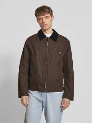 Kurtka w tylu workwear o kroju regular fit z czystej bawełny REVIEW