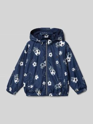 Kurtka we wzór na całej powierzchni z kapturem Mayoral