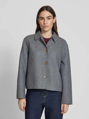 Kurtka wełniana z wykładanym kołnierzem model ‘Emery’ Barbour