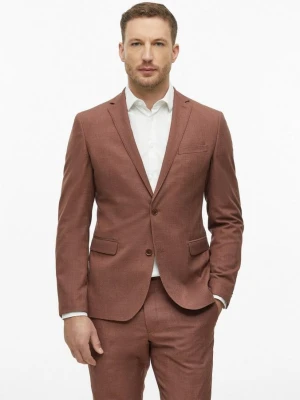 s.O PURE: Marynarka Slim Fit s.Oliver czerwony