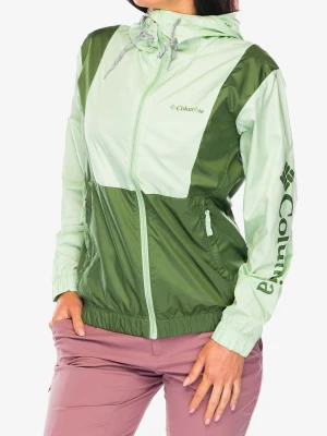 Kurtka wiatrówka damska Columbia Lily Basin Jacket - sage leaf/canteen