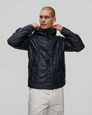 Kurtka Wiatrówka Męska C.p. Company Lino Wax Goggle Jacket Granatowa CP Company
