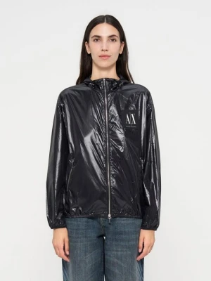 Kurtka wiosenna Armani Exchange czarny melanż