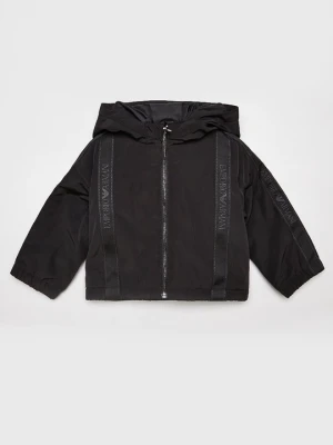 Kurtka wiosenna Emporio Armani antracytowy melanż