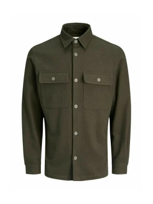 Kurtka wiosenna Jack&Jones ciemnozielony