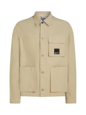Kurtka wiosenna KARL LAGERFELD khaki