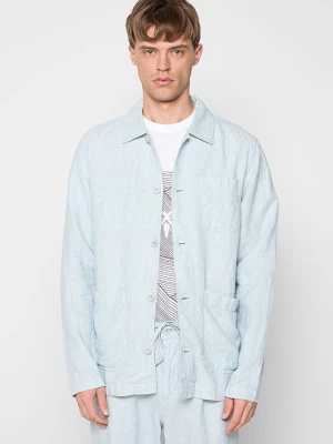 Kurtka wiosenna KnowledgeCotton Apparel niebieski