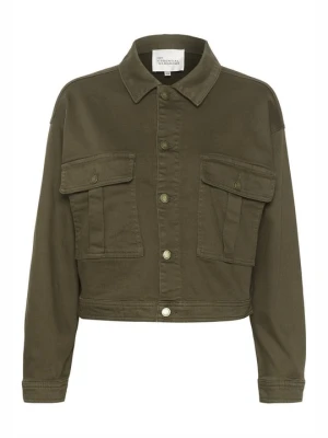 Kurtka wiosenna My Essential Wardrobe oliwkowy