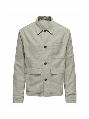 Kurtka wiosenna Only & Sons beżowy
