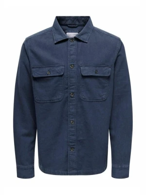 Kurtka wiosenna Only & Sons niebieski denim