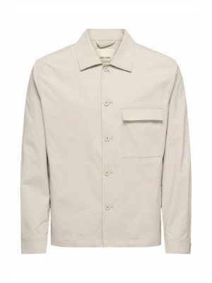 Kurtka wiosenna Only & Sons srebrny