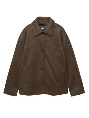 Kurtka wiosenna PULL&BEAR ciemnobrązowy