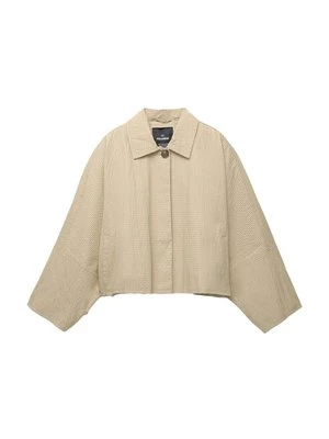 Kurtka wiosenna PULL&BEAR beżowy