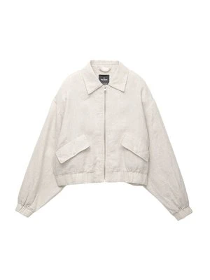 Kurtka wiosenna PULL&BEAR kamień