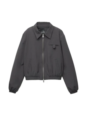 Kurtka wiosenna PULL&BEAR ciemnoszary