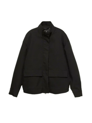 Kurtka wiosenna PULL&BEAR czarny