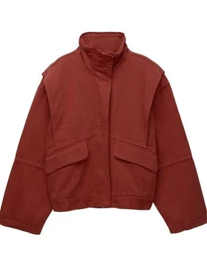Kurtka wiosenna PULL&BEAR czerwony