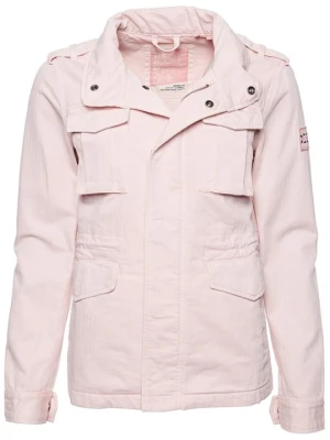 Kurtka wiosenna Superdry jasnoróżowy
