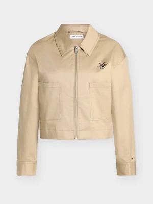 Kurtka wiosenna Tommy Hilfiger piaskowy