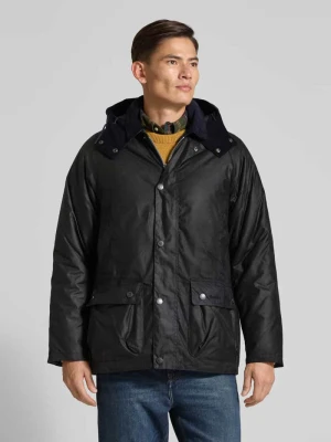 Kurtka woskowana o kroju regular fit ze sztruksowymi detalami model ‘MODERN BEAUFORT’ Barbour