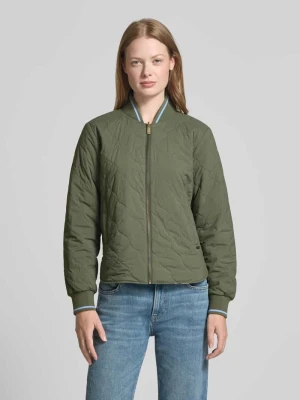 Kurtka z bocznymi, wpuszczanymi kieszeniami i detalem z logo Scotch & Soda