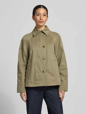 Kurtka z bocznymi wpuszczanymi kieszeniami i kołnierzykiem typu kent Fuchs Schmitt